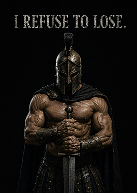 Spartan Warrior 'I Refuse to Lose'