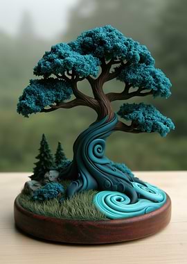 Fantasy Bonsai Tree Sculpture