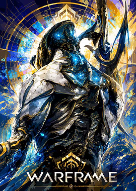 Warframe Digital Art Poster