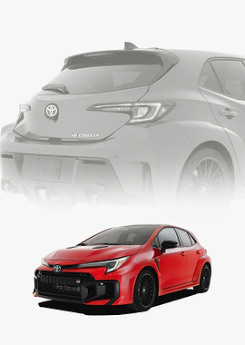 Red Toyota GR Corolla Hatchback