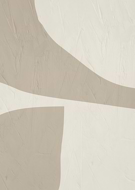 Abstract Beige and Cream Shapes