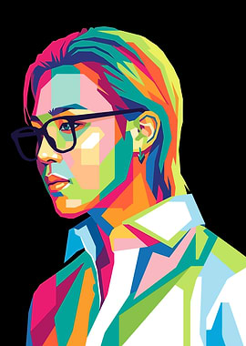 Jimin Pop Art Portrait