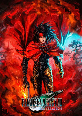 Final Fantasy VII Vincent Valentine Art