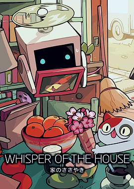 Robot and Cat with Oranges