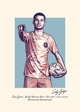 Cody Gakpo Archival Print