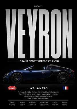 Bugatti Veyron Grand Sport Vitesse Atlantic