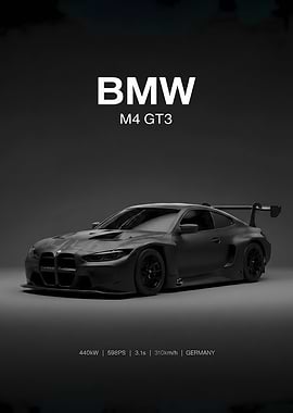 BMW M4 GT3 Race Car