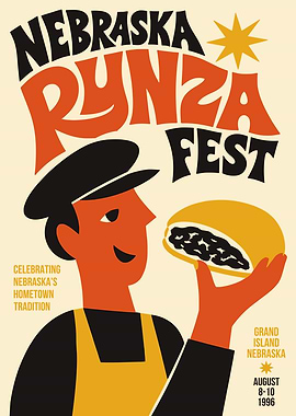 Nebraska Runza Fest Poster