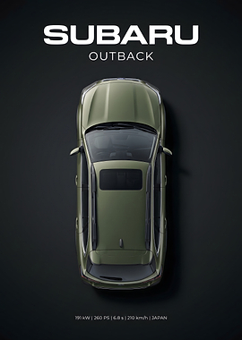 Subaru Outback Top View