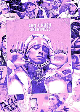 Rapper 'Central Cee' 'Can't Rush Greatness' Album Art