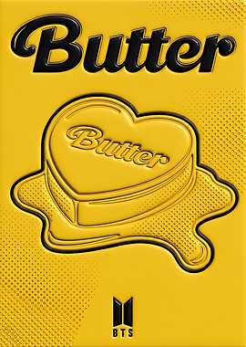 BTS Butter Album Cover - embossed