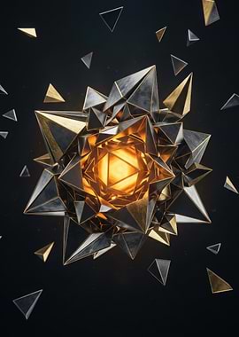 Abstract Geometric Crystal Explosion