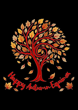 Happy Autumn Equinox Tree