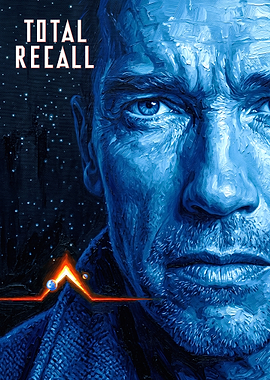 Total Recall Arnold Schwarzenegger Portrait