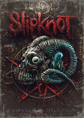 Slipknot Prepare for Hell Tour Poster