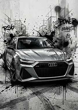 Audi RS6 Graffiti Art