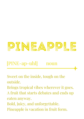 Pineapple Definition Text Art