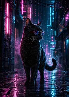 Cyberpunk Alley Cat