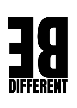 Be Different Text Art