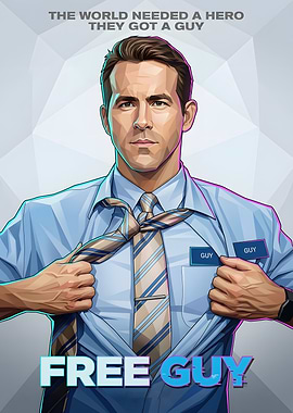 Free Guy Movie Poster