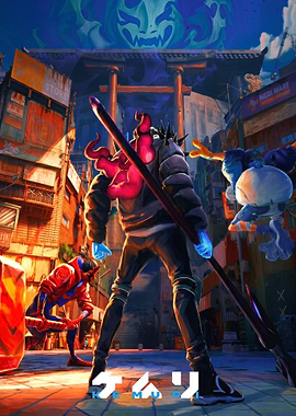 Cyberpunk Street Battle