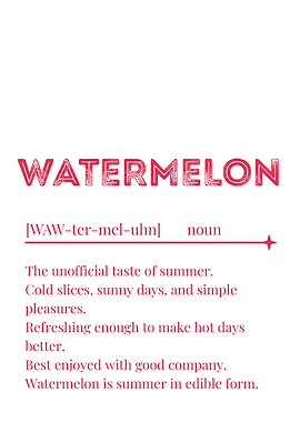 Watermelon Definition Art