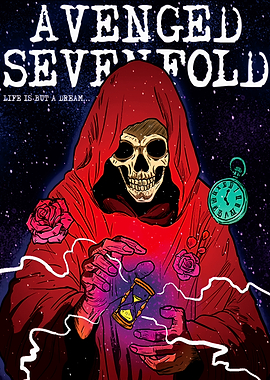 Avenged Sevenfold Grim Reaper Hourglass