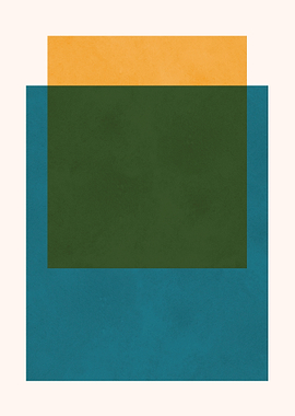 Abstract Geometric Shapes with Textured Colors