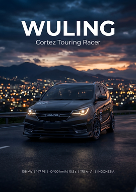 Wuling Cortez Touring Racer at Dusk