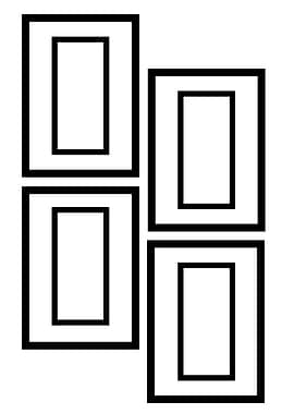 Four Rectangular Frames