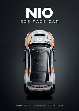 NIO EC6 Race Car