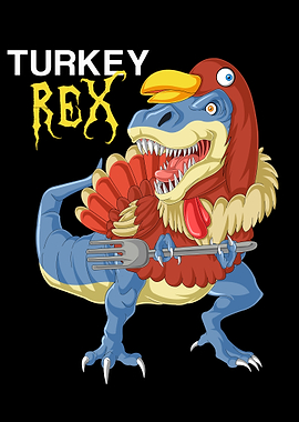 Turkey Rex Dinosaur Thanksgiving