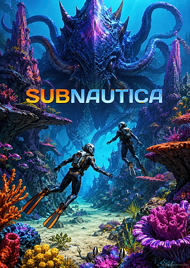 Subnautica Game Cover Art
