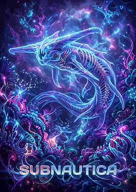 Subnautica Leviathan Digital Art