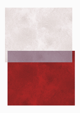 Abstract Polish Flag Design