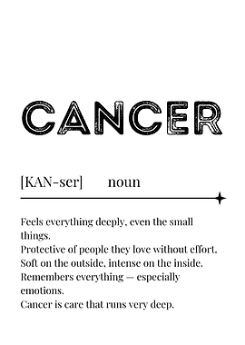 Cancer Zodiac Definition