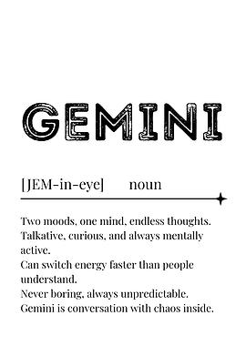 Gemini Zodiac Definition
