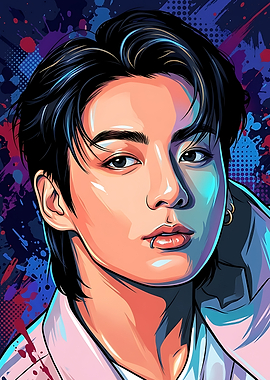 Jungkook Pop Art Portrait