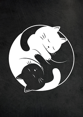 Yin Yang Cats