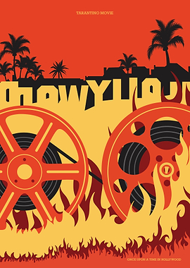 Once Upon a Time in Hollywood Poster
