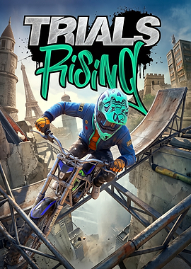 Trials Rising Motorcycle Game Cover