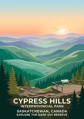 Cypress Hills Interprovincial Park Poster