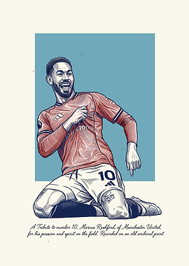 Marcus Rashford Tribute Print