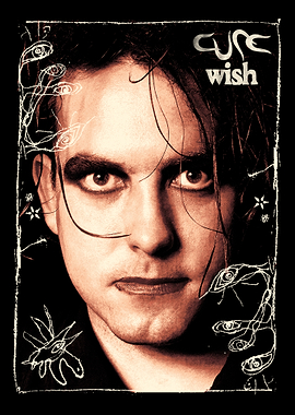 The Cure Wish Album Robert Smith Portrait