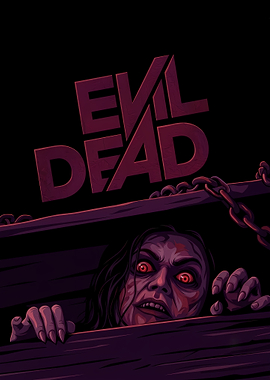 Evil Dead Horror Movie Illustration