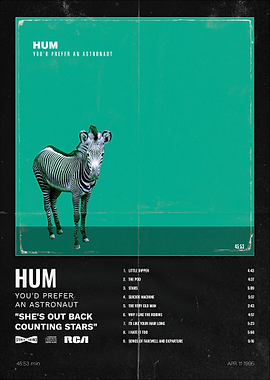 Hum You'd Prefer an Astronaut Album Art