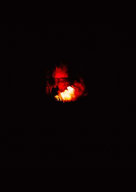 Fiery Abstract Orb