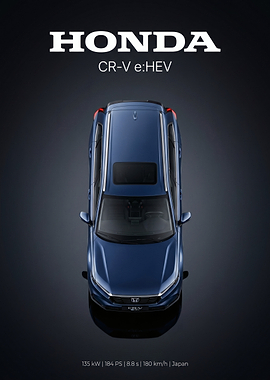 Honda CR-V e:HEV Top View