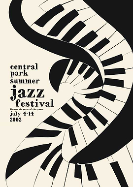 Central Park Summer Jazz Festival Poster