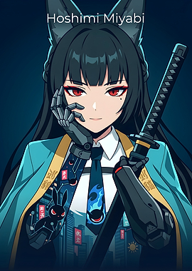 Zenless Zone Zero Hoshimi Miyabi Anime Character